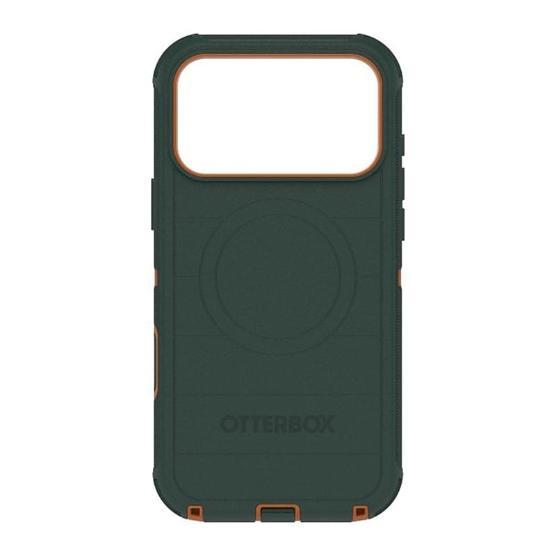 OtterBox Defender Series Pro MagSafe Phone Case for Apple iPhone 17 Pro Max, Shock Absorbing, Green Intrigue (77-98436) image 1