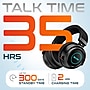 Delton G520 Wireless Noise Canceling Bluetooth Stereo Business/Gaming Over-the-Ear Computer Headset, Black (DBHG520)~#|#~FD47C432-DEBC-45F4-828E5E4D0909C70B_sc7