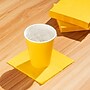 Creative Converting Touch of Color Paper Cups, 9 oz., School Bus Yellow, 240 Cups/Carton (561021B)~#|#~FD4BA641-5DDD-4771-BA040C2A6D215CC7_sc7
