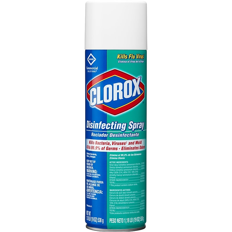 Clorox Commercial Solutions Disinfecting Aerosol Spray, Fresh Scent, 19 Ounces (38504) image 1