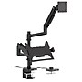 Mount-It! Monitor and Laptop Pole Desk Mount with Gas Spring Arms for 49" Monitors and 17.3" Laptops, Black (MI-12008)~#|#~FD548CC6-CDE9-4558-BCFC73F71839FEAD_sc7