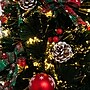 Nearly Natural 36-in Pre-Lit Fiber Optic Cosmopolitan Star Topped Artificial Christmas Tree with Decorative Planter (T4750)~#|#~FD573360-6622-4703-964881ECB217B6EC_sc7