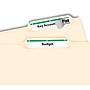 Avery TrueBlock Laser/Inkjet File Folder Labels, 2/3" x 3-7/16", White/Green, 1,500 Labels/Pack (5866)~#|#~FD57AC17-0A3E-4C6B-BA2B9986E05260A0_sc7