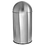 Elama Stainless Steel Indoor Trash Can with Swing Lid, 13 Gallon, Silver (938120088M)~#|#~FD5FD1B7-C657-4617-98139F446AC57FE3_sc7