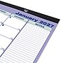 2027 Brownline Classic 17.75" x 10.875" Monthly Desk Pad Calendar, Blue/White (C181700-27)~#|#~FD675E2C-DC7A-4E73-8FF4F5BE07AA594E_sc7