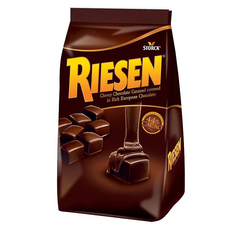 Riesen Chewy Caramel Dark Chocolate Pieces, 30 oz. (SUL398052) image 1