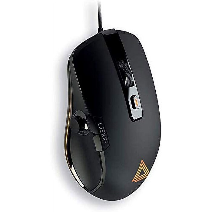 Lexip NP93 Ergonomic Optical Gaming Mouse, Black (JVAPCM00446