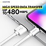 Overtime Lightning to USB-A Charging Cable for iPhone/iPad & iPod, 4 ft., White (DACDAIP5)~#|#~FD69B21C-E018-41CE-94A75635B0163E32_sc7