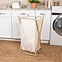 Household Essentials X-Frame Collapsible Hamper, Bamboo, Natural (HE1135)~#|#~FD6F721F-4523-407A-870E7DA9E84FA9B3_sc7