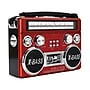 Supersonic Wireless Bluetooth Portable 3-Band Radio with Flashlight, Red (SC-1097BT-Red)~#|#~FD71E00A-2F1C-47A2-9DEDD7F265AC0CC1_sc7