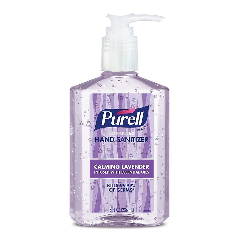 Purell Advanced Gel Hand Sanitizer, Calming Lavender, 8 oz. (3915-12-CMR) image 1