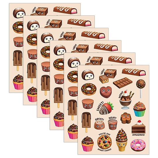 Teacher Created Resources Chocolate Smelly Stickers, Multicolored, 120/Pack, 6/Packs/Bundle (TCR9456-6)~#|#~FD780D66-F063-4544-BBC19B7AB0F8544C_sc7