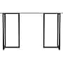 Martha Stewart Eli 47"W Glass/Steel Home Office Desk, Clear/Oil-Rubbed Bronze (XUDK1BK)~#|#~FD7A0299-7475-48B9-82318F69CE2EB737_sc7
