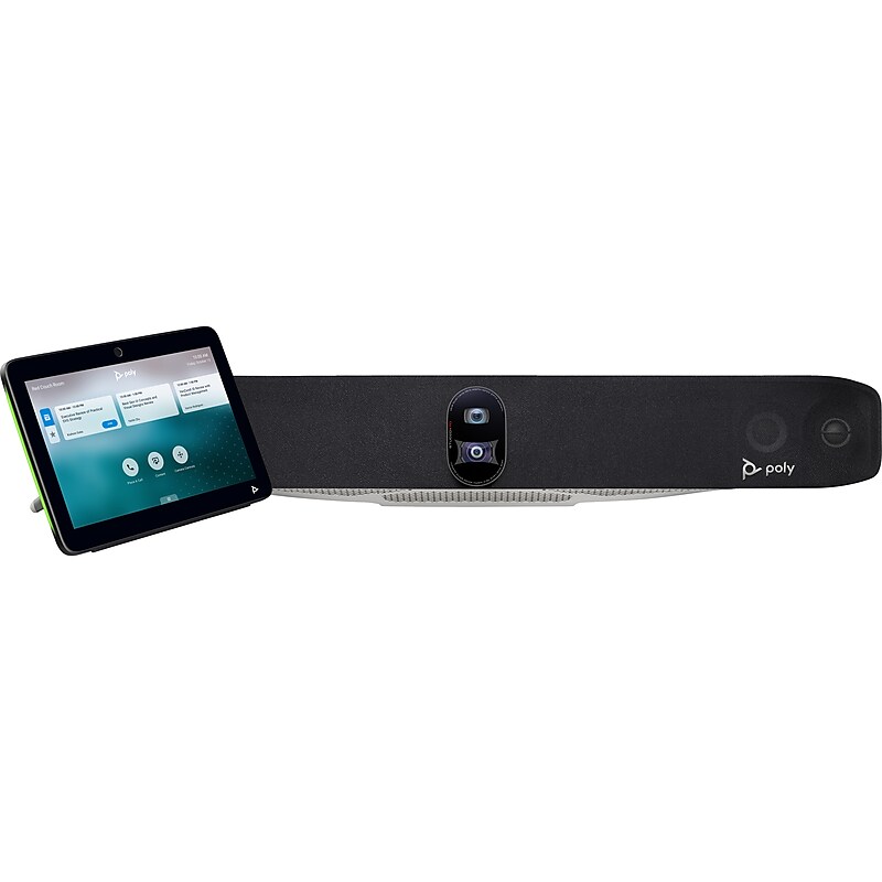 Poly Studio X70 Ultra HD 4K Conferencing Video Bar with TC10 Controller Kit, Black (8L531AA) image 1