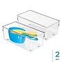 iDesign Linus Plastic Drawer Organizer, Clear, 2/Set (52830M2)~#|#~FD7A819B-DB70-4FD7-82642388CDB57D37_sc7
