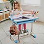 Mount-It! 26"W Kid's Desk with Chair, Blue (MI-10202)~#|#~FD7BA21B-12E7-4D41-ABAC836DB056F3FB_sc7