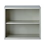 Hirsh HL8000 Series 30"H 2-Shelf Bookcase with Adjustable Shelf, Light Gray Steel (21988)~#|#~FD802362-E246-484F-80CAC984A655EEFD_sc7