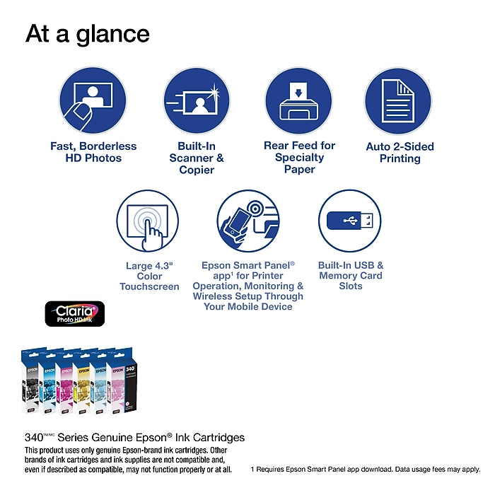 Epson Expression Photo XP-8800 Wireless Color Inkjet Printer, All