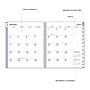 2026 Blue Sky Wisteria 8" x 10" Monthly Personal Organizer, Plastic Cover, Assorted Colors (158089)~#|#~FD81D41A-334B-40D5-AEC460BC864BFD19_sc7