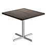 Flash Furniture Bennett Square Shaped Wooden Commercial Indoor Table, 36" x 36", Dark Brown Top/Silver Base (GSFSQ36DBT3030S)~#|#~FD86A7D1-AB8B-4FA8-908474D5762414ED_sc7