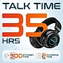 Delton G520 Wireless Noise Canceling Bluetooth Stereo Business/Gaming Over-the-Ear Computer Headset, Black (DBHG520)~#|#~FD86FABC-D299-4394-A1B0C8C4A25D17B0_sc7
