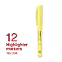 Staples Hype Stick Highlighter, Chisel Tip, Yellow, 12/Pack (ST62943)~#|#~FD870CC5-2DA0-47E9-A5D71A7B08BC4AB2_sc7