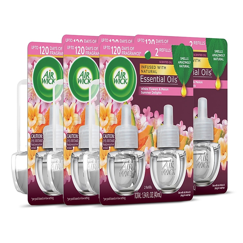 Air Wick Life Scents Scented Oil Refill, Summer Delights, 4/Pack image 1