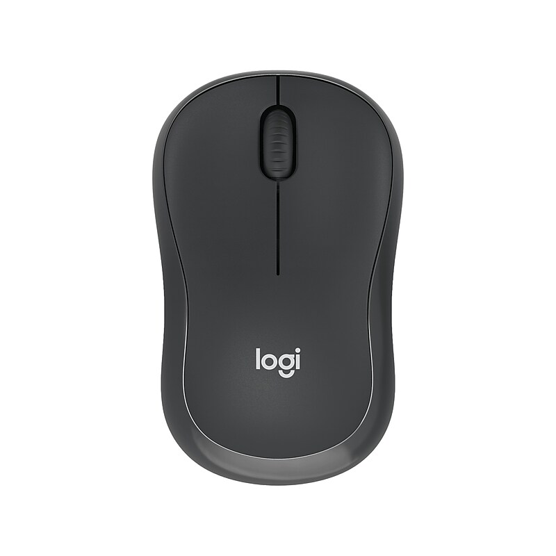 Logitech M240 for Business Wireless Ambidextrous Optical Mouse, Graphite (910-007181) image 1
