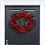 Safavieh 27" Red Berry & Pine LED Wreath (FXP1093A)~#|#~FD8DE74E-4E1C-450F-A75703B0B7D1C107_sc7