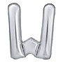 Party City (Air-Filled) 16" "W" Foil Balloon, Silver, 2/Pack (AM60050284-18)~#|#~FD8EE781-D57B-47E2-B6FC36174CED4937_sc7