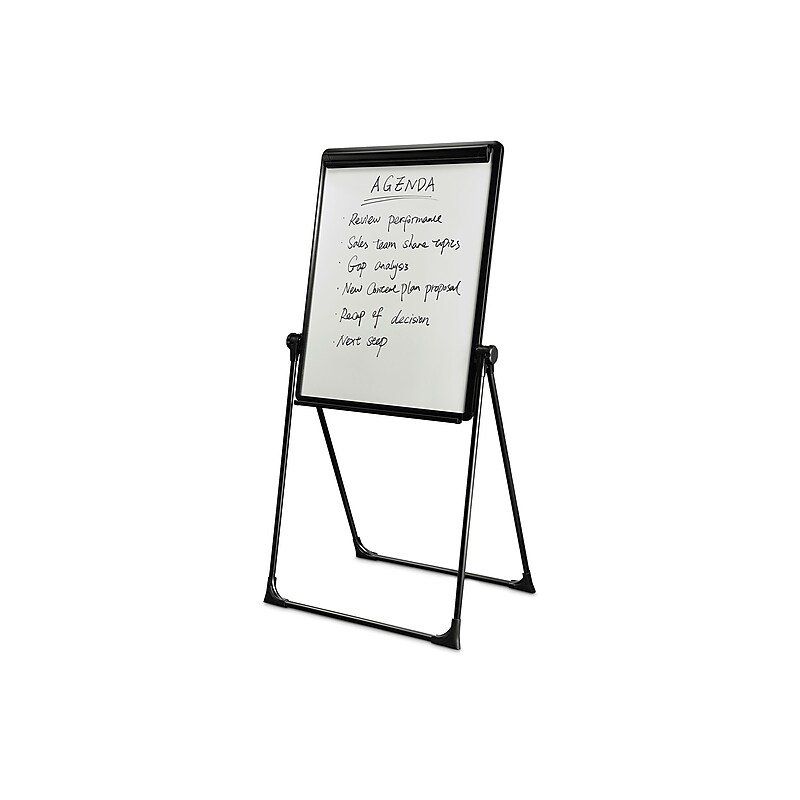 Staples Flip Chart Easel, Black Steel (28216US/50444US) image 1
