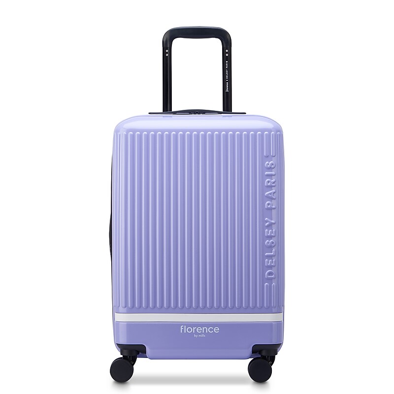 Florence by Mills x DELSEY PARIS Spin Me Away 20" Hardside Carry-On Suitcase, 4-Wheeled Spinner, Lavender (F4398180528) image 1