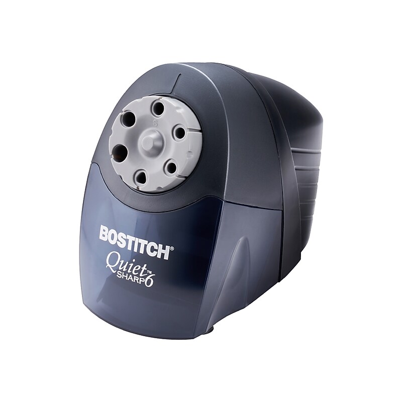 Bostitch Office QuietSharp 6 Electric Pencil Sharpener, Black (EPS10HC-BLK) image 1