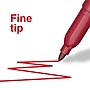 Staples Duramark Permanent Marker, Fine Tip, Red, Dozen (ST62951)~#|#~FD97F9DC-3D62-4B12-9A51949835787164_sc7
