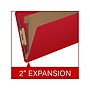 Medical Arts Press Pressboard Classification Folder, 1 Divider, 2" Expansion, Legal Size, Deep Red, 10/Box (DV-T52-14-3DRD)~#|#~FD98135B-3753-4708-9DC1A5E2544A7FA5_sc7