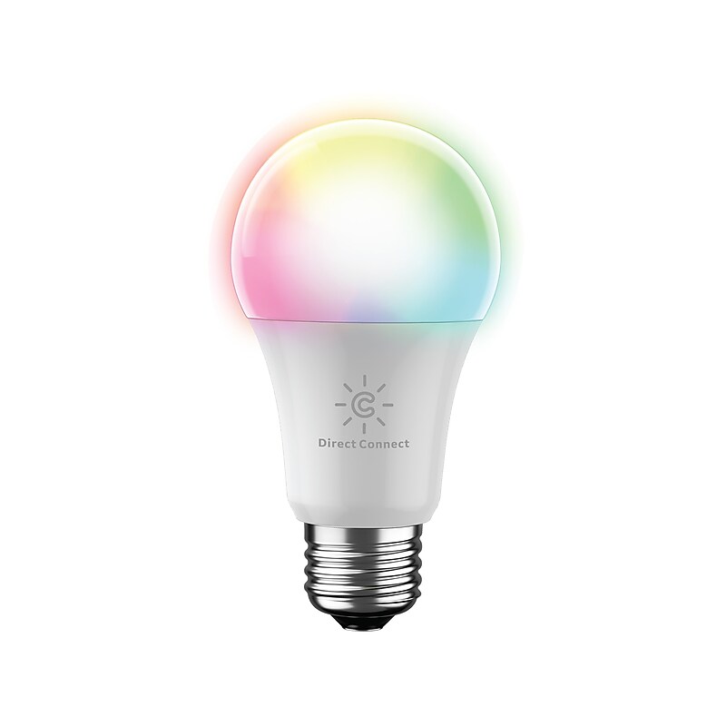 GE Cync Wi-Fi 60W Equivalent A19 LED Smart Light Bulb, Multicolor (93128981) image 1