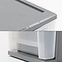 Iris Stackable Plastic Storage Bin with Drawer, Gray (500223)~#|#~FDA2CC9D-F57C-4AD9-97652AEEBA632451_sc7