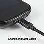 NXT Technologies 4 Ft. Braided USB-A to Micro-USB Charging Cable for Samsung/Android, Black (NX54334)~#|#~FDA57C2B-AAD0-42AB-86984A725B14D560_sc7