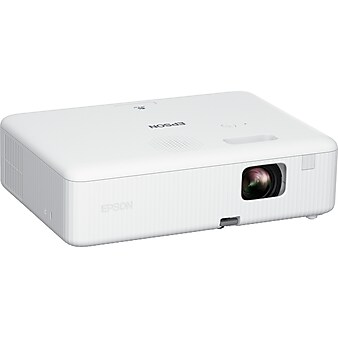 Epson EpiqVision Flex CO-W01 Portable 3-Chip 3LCD Projector, White (V11HA86020)