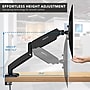 Mount-It! Adjustable Dual Monitor Desk Mount with Gas Spring Arms, 13" to 32", Black (MI-1882BLK)  ~#|#~FDA8BE34-DD9A-4775-816BF3661FD5682E_sc7