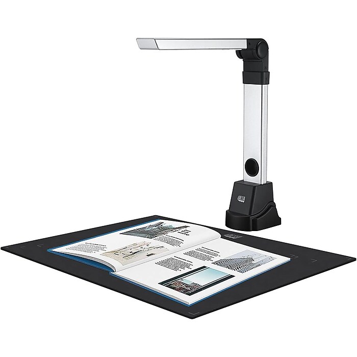 Adesso Cybertrack 810 USB Document Camera, Silver/Black | Staples