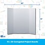 Flipside Corrugated Project Board, 15" x 20", White, 48/Carton (30012-48)~#|#~FDB82AD0-B61C-466B-888169A83FCAFCF2_sc7