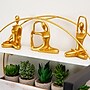 Mind Reader Meditation Yoga Figurines, Set of 3, Gold (MEDEC3-GLD)~#|#~FDBC836D-6E2B-4051-BE503AE6DAED3E73_sc7