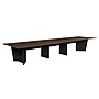 Regency Array 192"W x 48"D Conference Table with Grommet, Neo Walnut/Black (ACT19248NWBK)~#|#~FDC03169-8FAD-4134-99450F1453EA6851_sc7