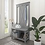 Bush Furniture Key West 66" Hall Tree with Shoe Storage Bench, Cape Cod Gray (KWS166CG-03)~#|#~FDC0C1BF-6924-45C4-9C4CB246148B6F5E_sc7