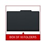 Medical Arts Press Pressboard Classification Folder, 1 Divider, 2" Expansion, Legal Size, Black, 10/Box (DV-T52-14-3BLK)~#|#~FDC12F2A-571A-452D-9A860DB2A055F79D_sc7