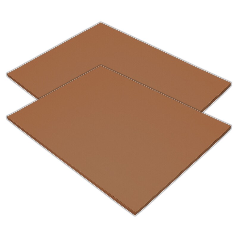 Tru-Ray 18" x 24" Construction Paper, Warm Brown, 50 Sheets/Pack, 2 Packs/Bundle (PAC103089-2) image 1