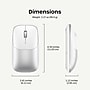 Satechi Slim EX Wireless Ambidextrous USB-C Mouse, Silver (ST-MEXS)~#|#~FDC57D82-88C9-4DA1-B9A0FB56E4FE9EAB_sc7
