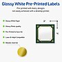 Avery Square Multipurpose Labels, 3" x 3", White, 60/Pack (19479370385)~#|#~FDCC9935-D98F-4972-B1DDB9AE870E57C3_sc7