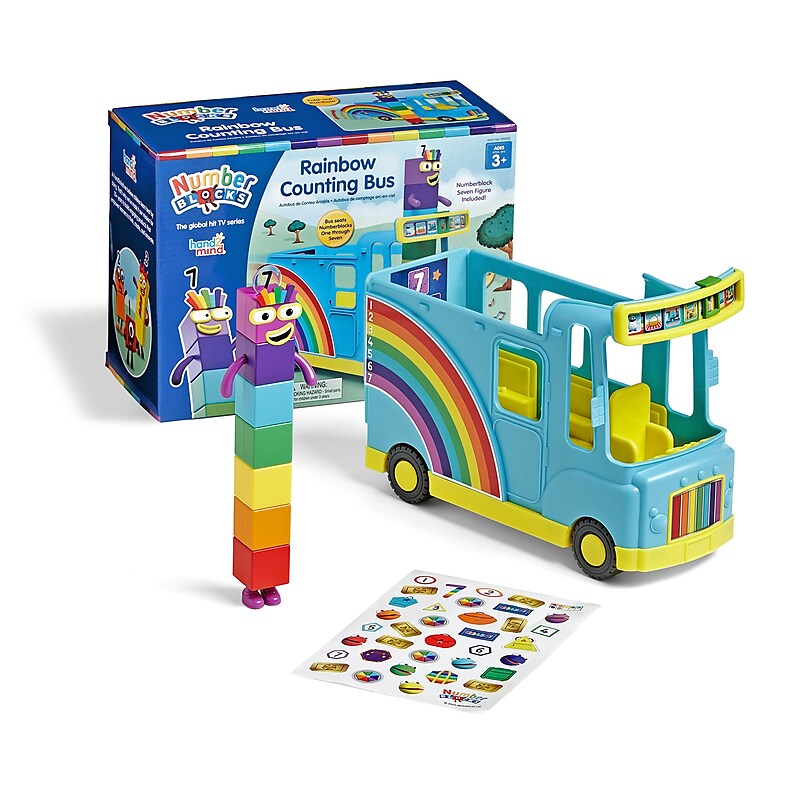 hand2mind Numberblocks Rainbow Counting Bus image 1